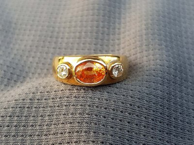 Padparadscha-Brillant-Ring