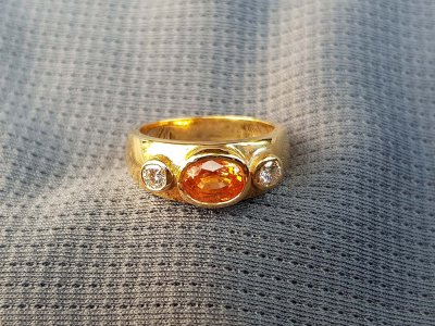 Padparadscha-Brillant-Ring