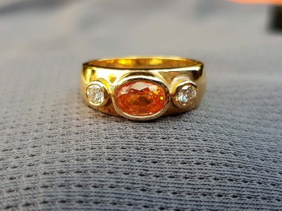 Padparadscha-Brillant-Ring