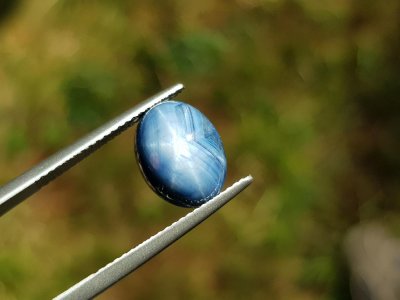 Stern-Saphir, 6.38 ct