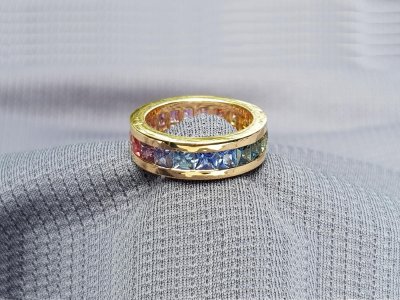 Saphir-Mem-Ring Gr.58 21x