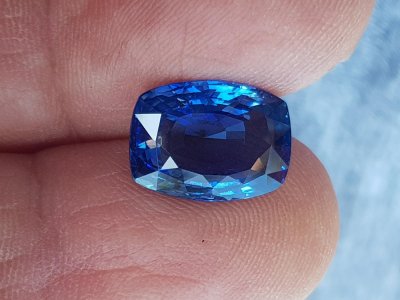 Saphir, 7,38ct unbeh. Sri Lanka