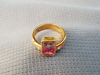 Bicolor-Brillant-Ring