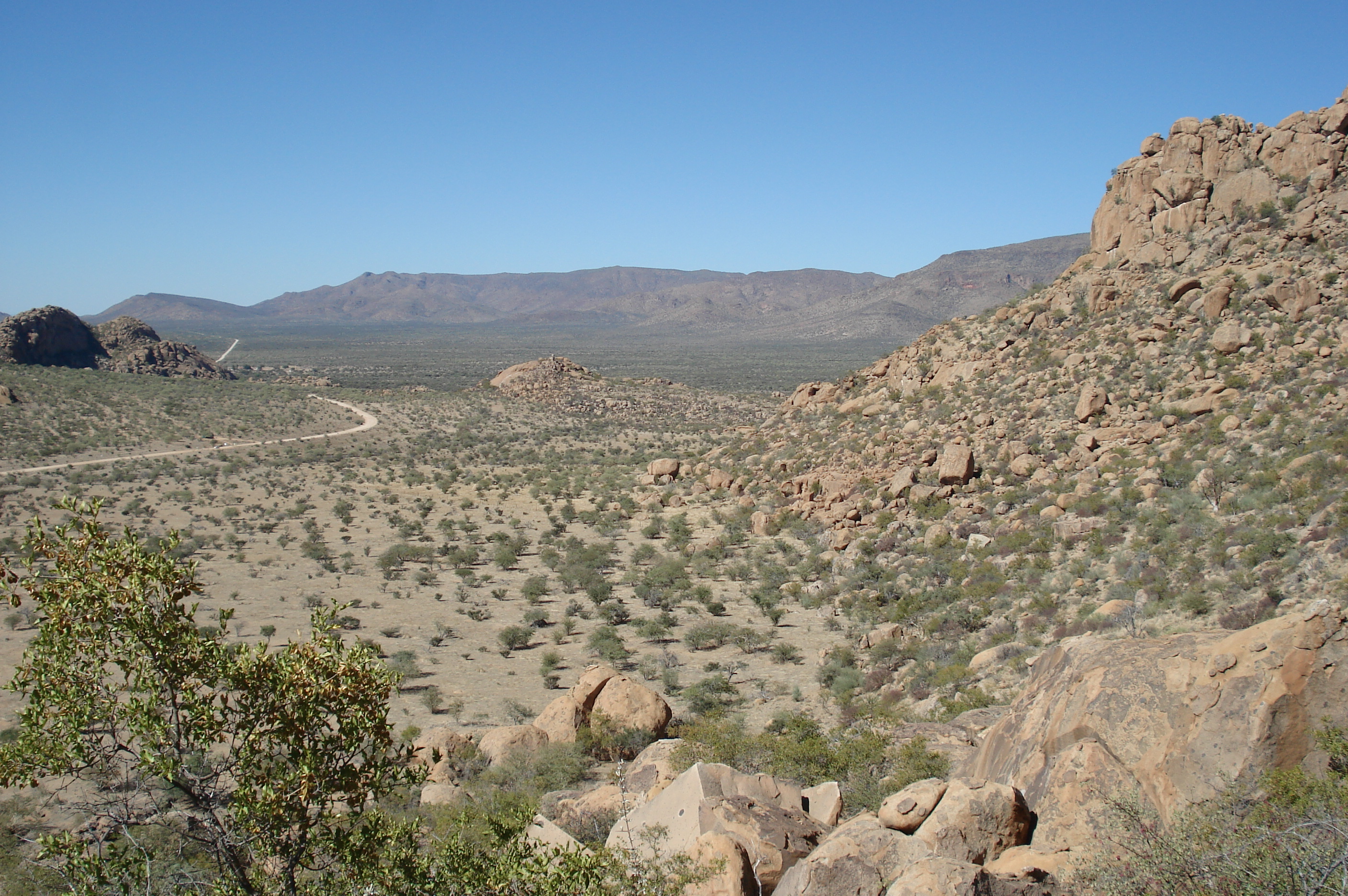 menschenleere Gegend